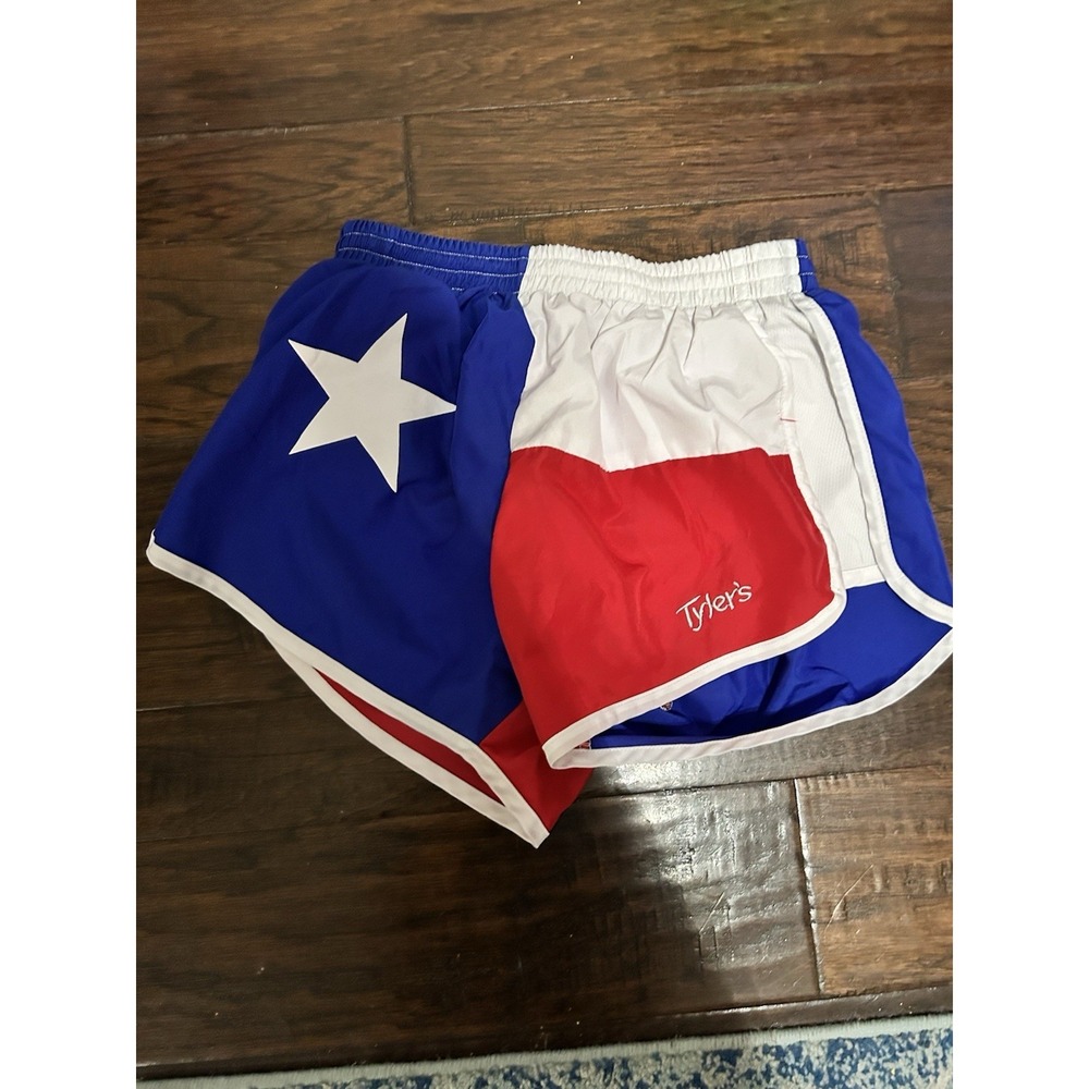 TYLER'S WOMEN'S TEXAS FLAG RACER SHORTS Sz S